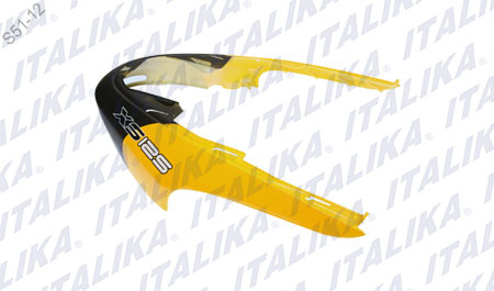 CUBIERTA FRONTAL INF AMARILLO XS125