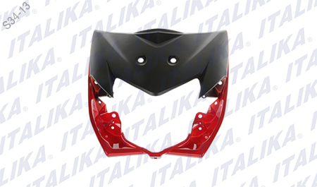 CUBIERTA FRONTAL NEGRA Y ROJA AT 110 RT LED
