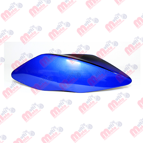 CUBIERTA IZQ PLASMA BLUE CON CALCOMANIA BAJAJ PUL135 LS