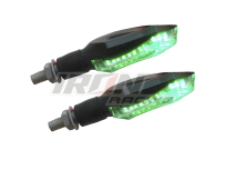 DIRECCIONAL 12V 14 LED'S ALTA TENSIDAD LUZ VERDE