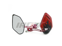 ESPEJO P/MOTO IRON RACING FENIX NEGRO/ROJO