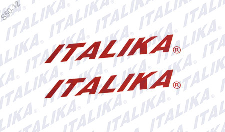 LOGO ITALIKA AMORTIGUADOR DT125