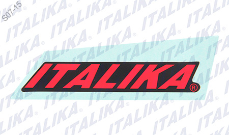 LOGO ITALIKA AMORTIGUADOR ROJO 250SZ