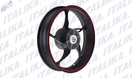 RIN TRAS NEGRO FILO ROJO 250Z