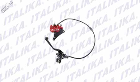 SISTEMA FRENO DEL CALIPER ROJO RT200 GP 2017