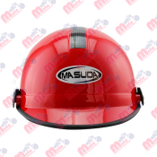 CASCO 1/2 CACHUCHA ABS DE ALTO IMPACTO CALIDAD ISO MSD-300 ROJO