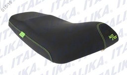 [F03010156] ASIENTO NEGRO COSTURA VERDE WS175