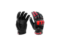 [0661787043231] GUANTE KOV PIEL DRAX NEGRO / ROJO XL