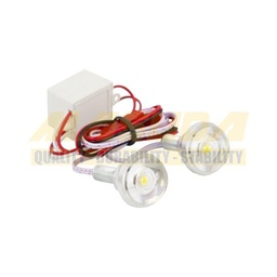 [FOB-3216-0642] JGO FOCO ESTROBO FLASH LED'S IR0009 12V LUZ BLANCA