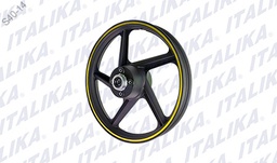 [F15030138] RIN TRAS NEGRO FILO AMARILLO FT200 AM