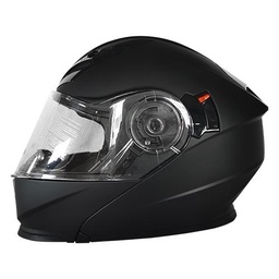 [7101-1562] CASCO ABATIBLE R7 RACING EXPERT DOBLE MICA DOT XL NEGRO MATE